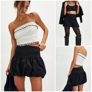 𝓯𝓹 Free People ~ Elodie Bubble Mini Skirt